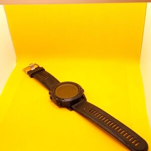 CKE Men's Large 50mm  Black Resin Digital Watch W/ Rubber Bands- PREOWNED worn